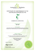 CERTIFICATE OF CONFORMANCE TO THEAUSTRALIAN STANDARD AS 4736