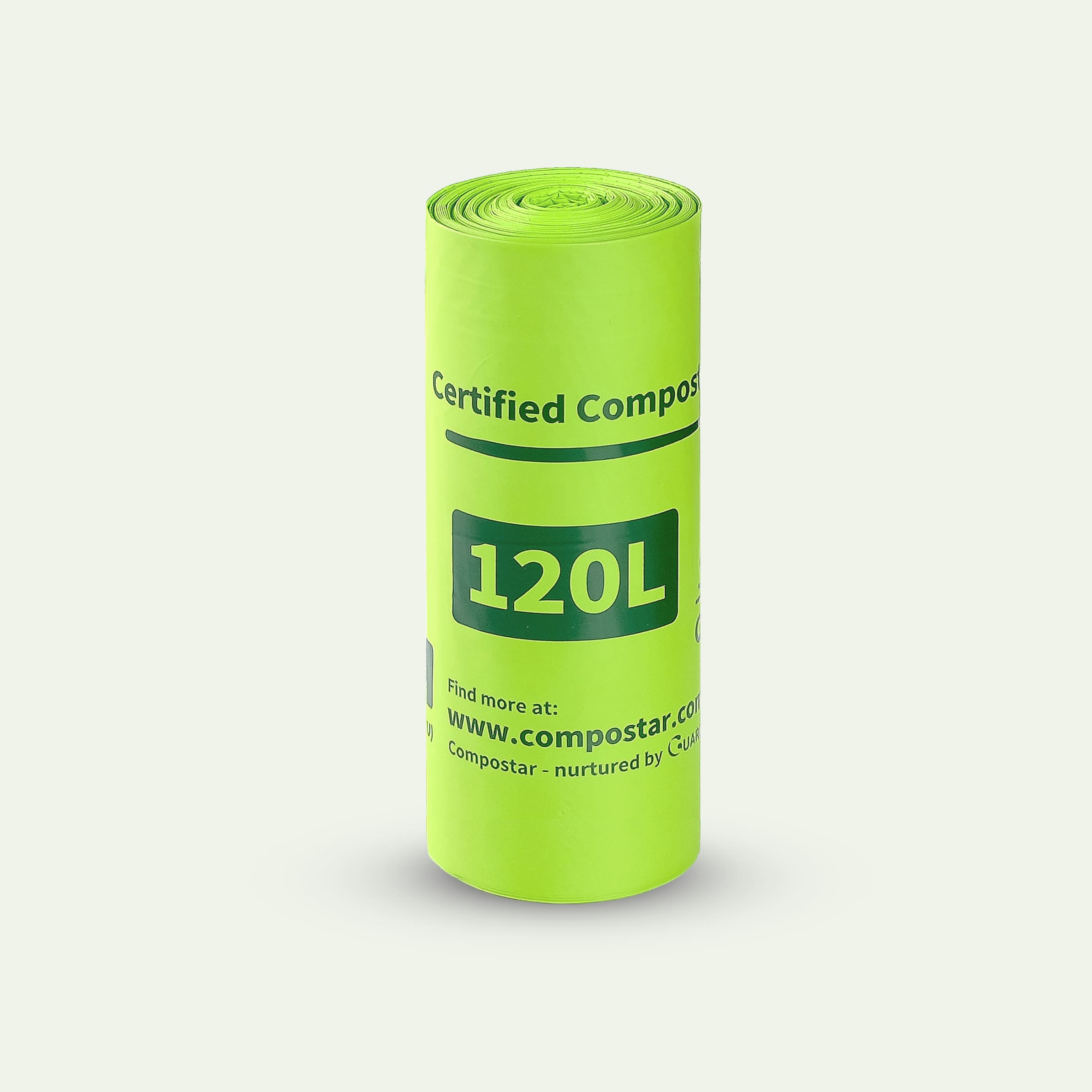 120L Eco Friendly Bin Liners roll. Heavy duty FOGO Bin Liners & eco bin bags designed to hold Food Scrap Bags.