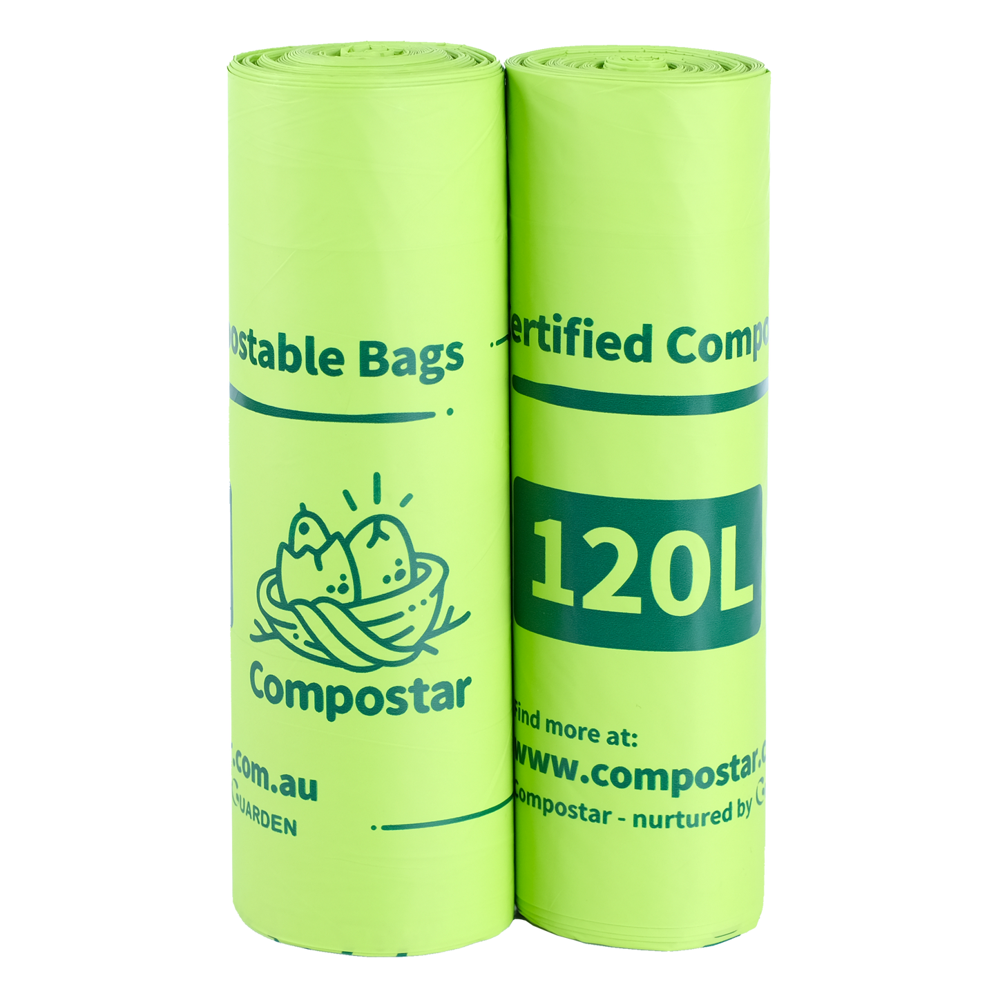 Certified Compostable Bags (120L)