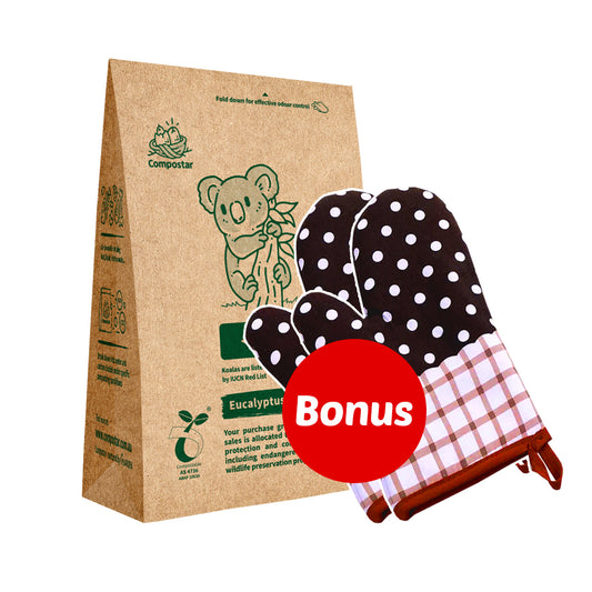 Compostable Paper Bags - 120 Bags