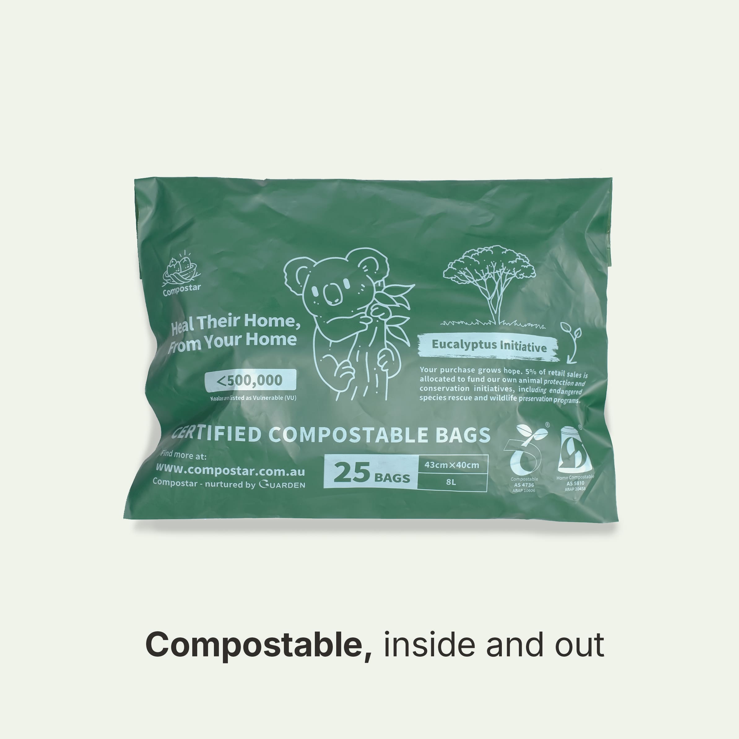 25 Pack Compostable Mailer Bags Packaging - Eco Friendly Shipping Trial Pack
