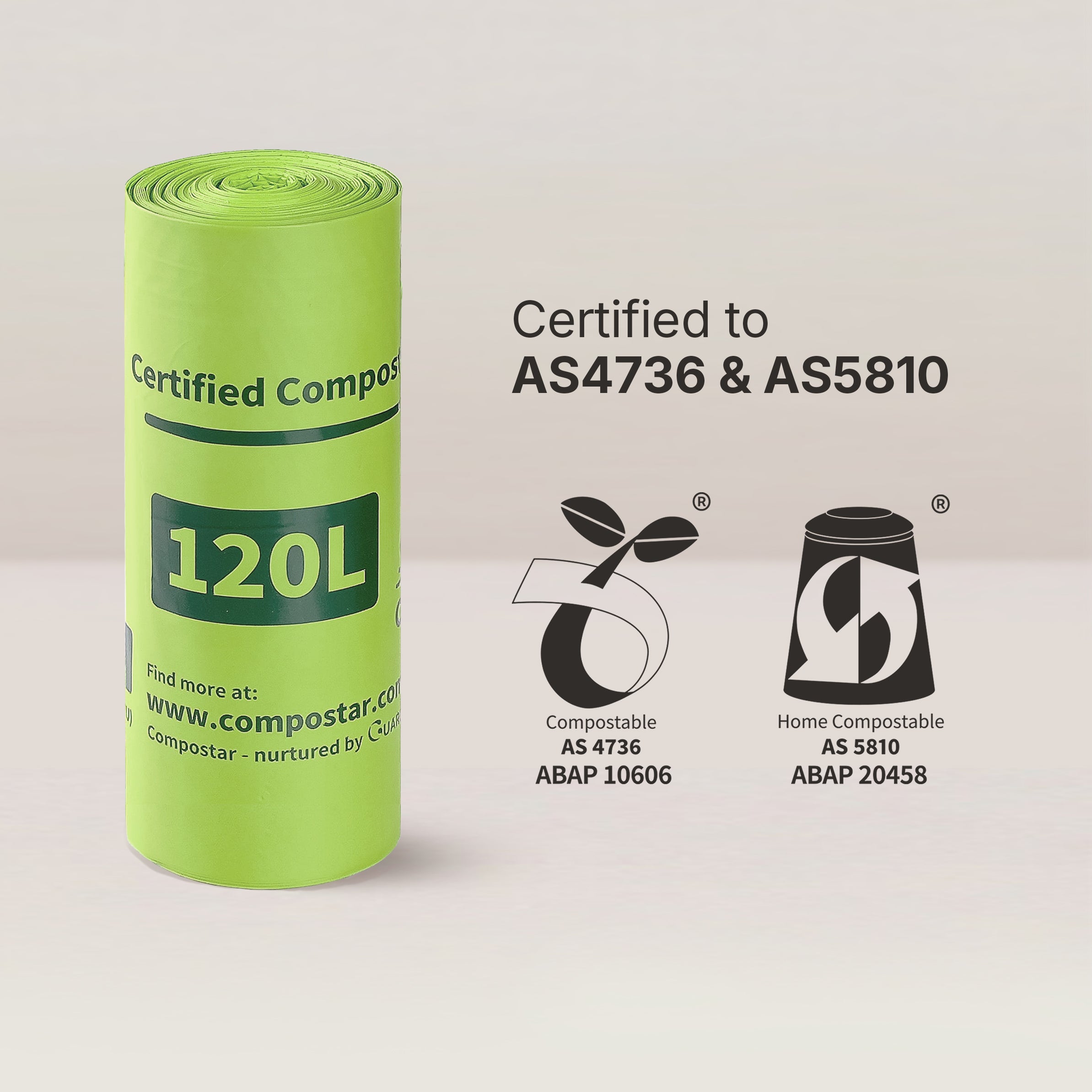 120L Compostable Wheelie Bin Liners – Carton Pack