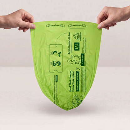 18L Compostable Food Waste Caddy Liners – Carton Pack