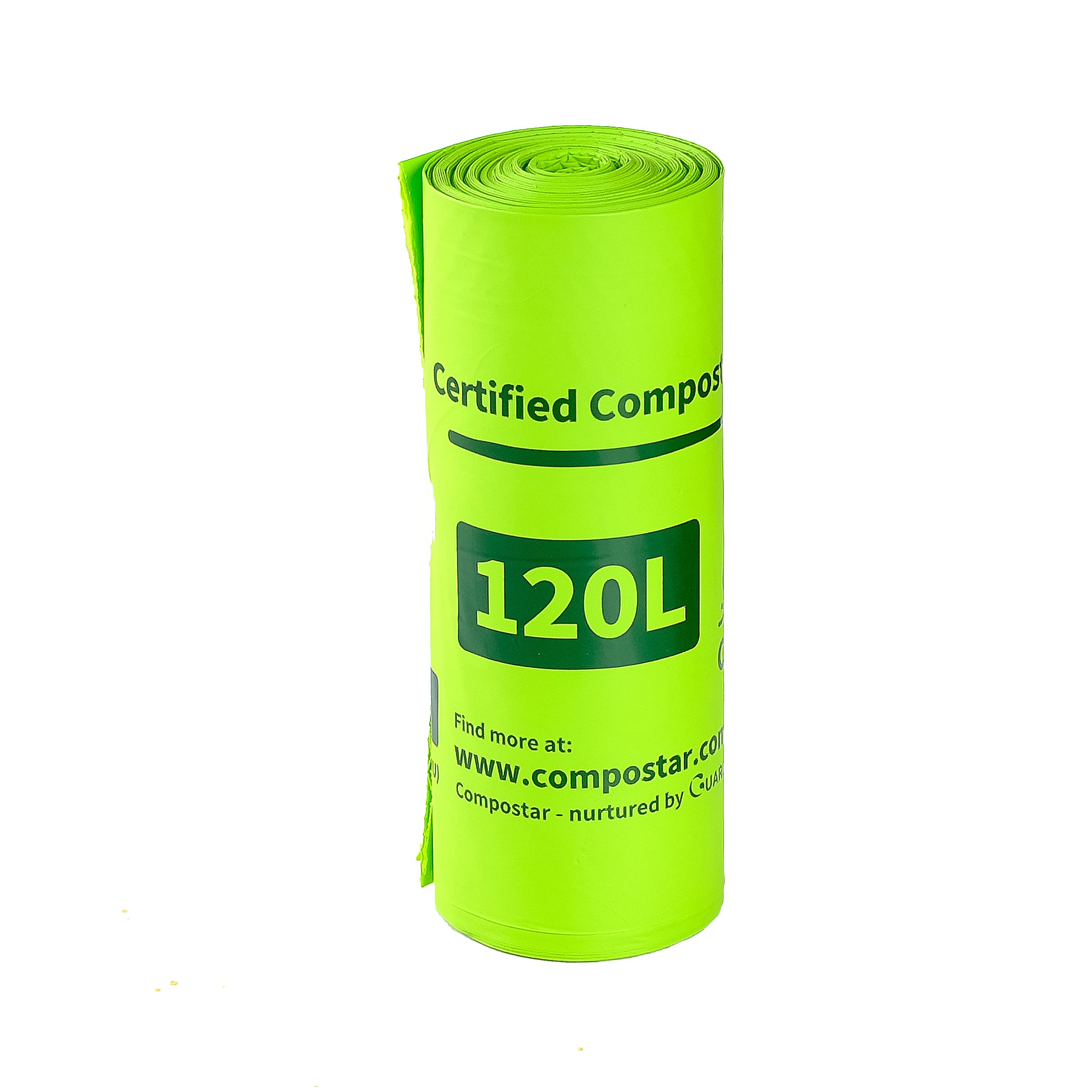 120L compostable wheelie bin liner fitting standard council green bin