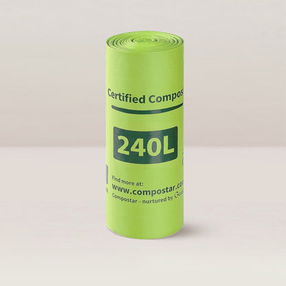 240L Large Compostable Wheelie Bin Liners – Carton Pack