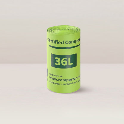 36L Small Bin Compostable Liners – Carton Pack