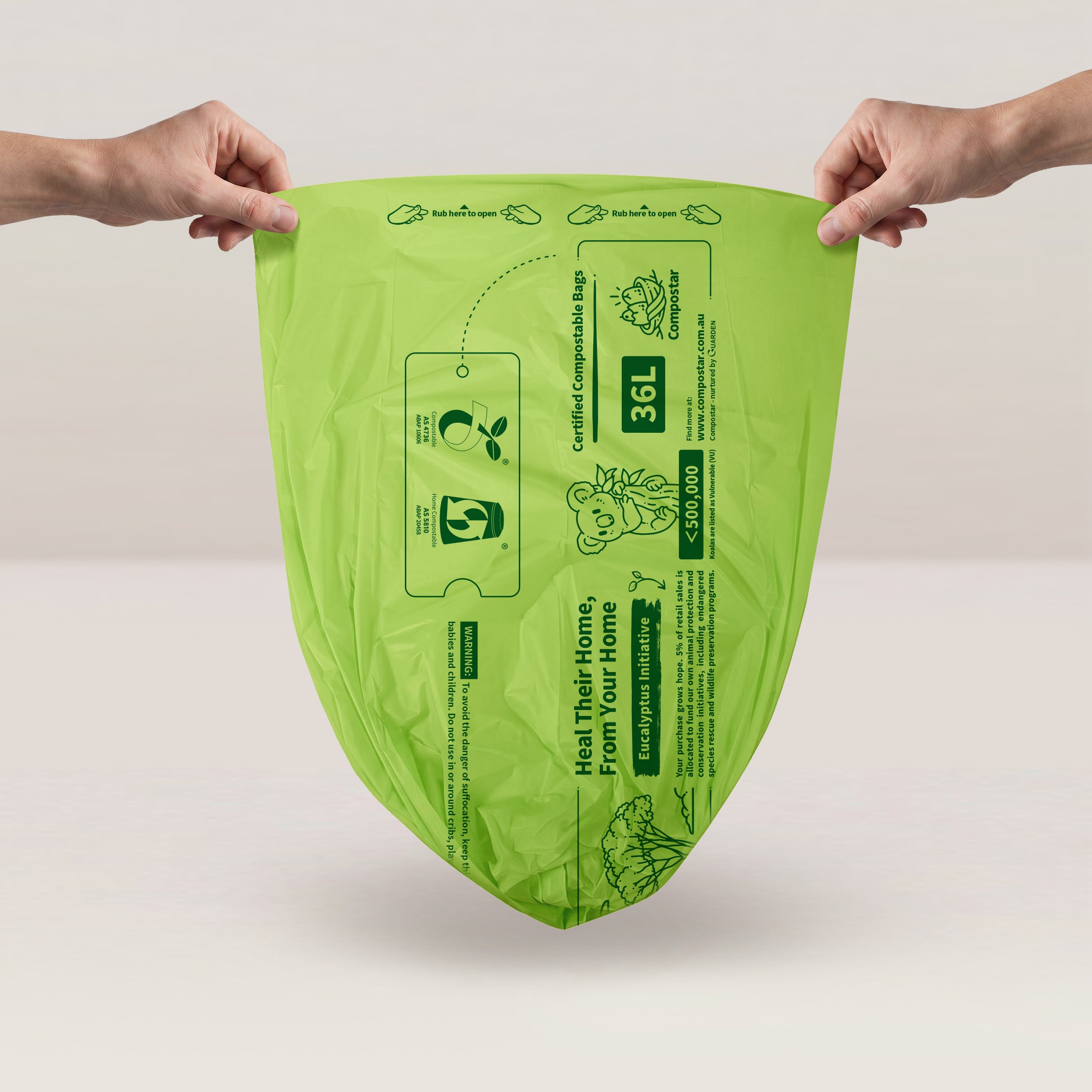 36L Small Bin Compostable Liners – Carton Pack