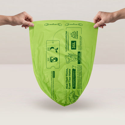36L Small Bin Compostable Liners – Carton Pack