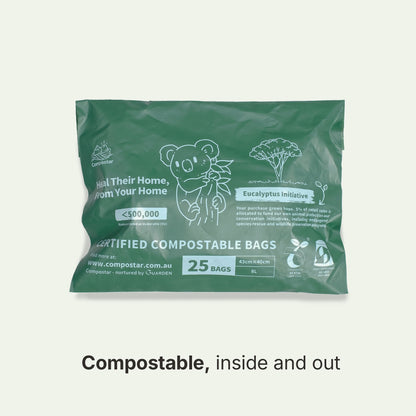 25 Pack Compostable Mailer Bags Packaging - Eco Friendly Shipping Trial Pack