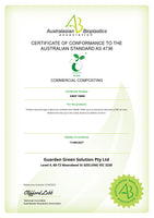 CERTIFICATE OF CONFORMANCE TO THEAUSTRALIAN STANDARD AS 4736
