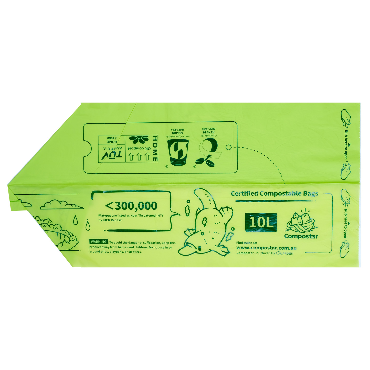 Certified Compostable Bags (10L)